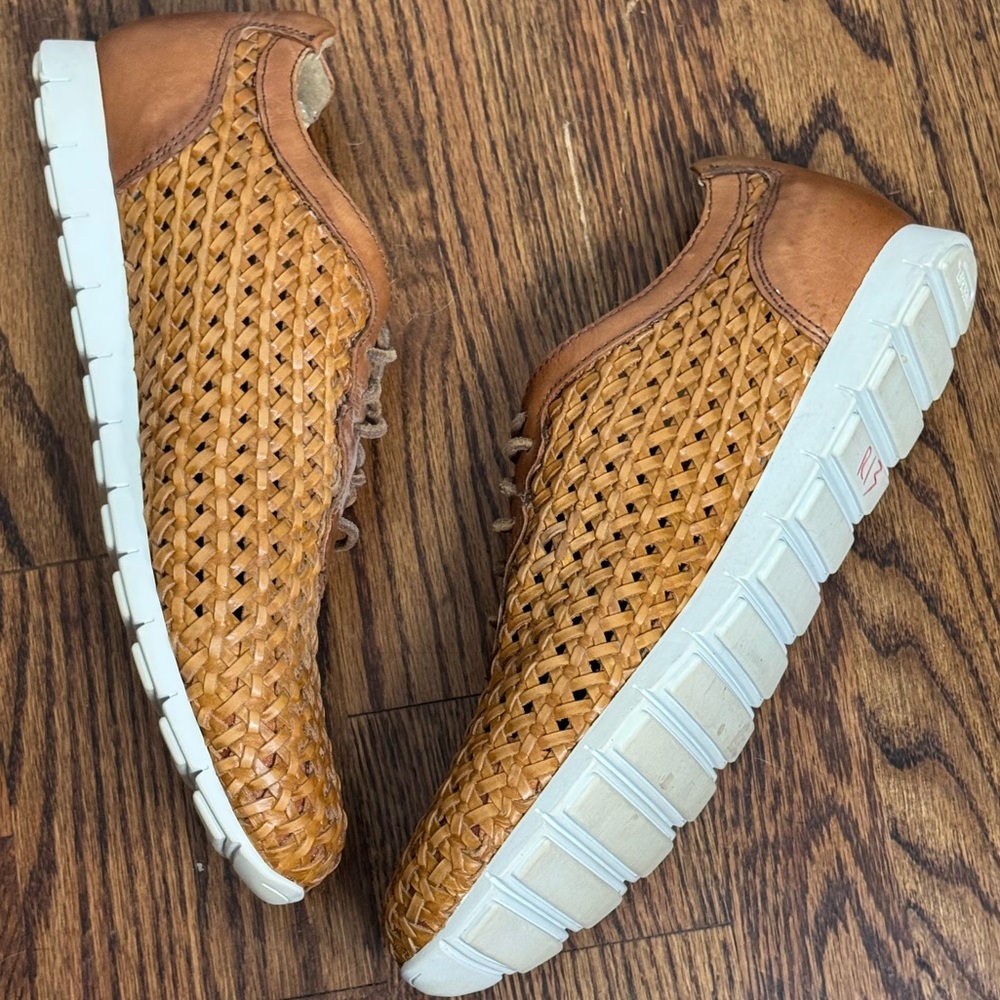 Donald J Pliner Heston WZ Woven Leather Sneakers Men’s 10.5M - Picture 4 of 9